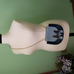 Minnie Mouse Loungefly Demin Crossbody Purse